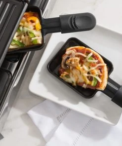 Flash Sale ✔️ Trudeau Festivo Stamp Party Grill For 4 Black ???? -Cuisinart Shop 05218007 u2.1651684462