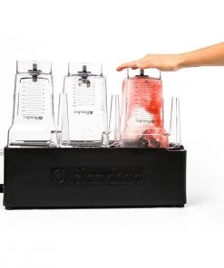New ???? Blendtec Commercial Rapid Rinse Station + WildSide Jar 3-Pack Black ???? -Cuisinart Shop 100391 blendtec rapid rinser station 1 1