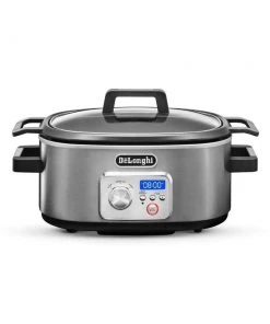 Promo ⌛ DeLonghi De'Longhi Livenza Programmable 5-in-1 Slow Cooker Black, Silver ????