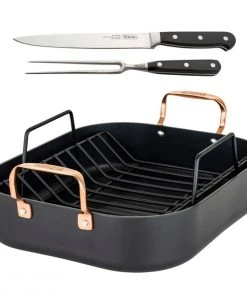 Top 10 ???? Viking 16" Roasting Pan | Black & Copper Black, Copper ✔️