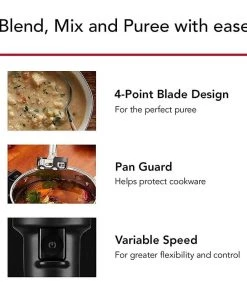 Budget ???? KitchenAid Variable Speed Cordless Hand Blender With Accessories | Blue Velvet Blue ???? -Cuisinart Shop 51fazrqhpss. ac sl1000 2