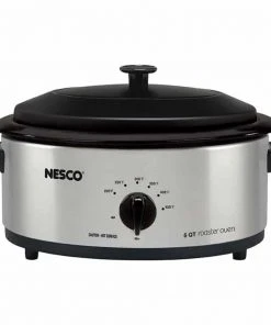 Promo ???? Nesco / American Harvest Nesco 6-Quart Roaster | Stainless Steel Stainless Steel ????
