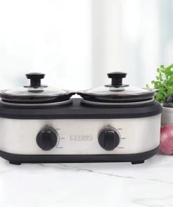 New ???? Nesco / American Harvest Nesco Dual Serving Slow Cooker Stainless Steel ???? -Cuisinart Shop 61hyzmj19vl. ac sl1500