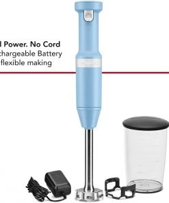 Budget ???? KitchenAid Variable Speed Cordless Hand Blender With Accessories | Blue Velvet Blue ???? -Cuisinart Shop 61kbn6or2ml. ac sl1500