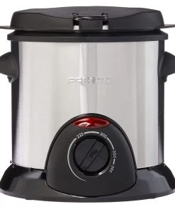 Wholesale ???? Presto® Stainless Steel Electric Deep Fryer | 1.1 Qt. Black & Stainless ⭐