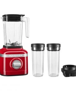 Cheap ???? KitchenAid K150 3-Speed Blender + 2 Personal Jars | Passion Red Red ????