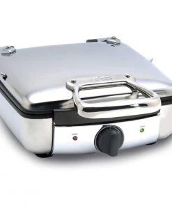 Cheapest ???? All-Clad Belgian Waffle Maker | 4-Slice Black & Stainless ????