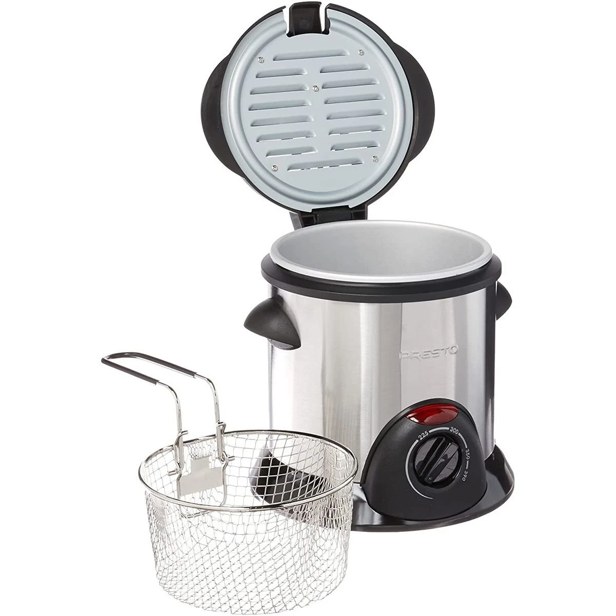Wholesale ???? Presto® Stainless Steel Electric Deep Fryer | 1.1 Qt. Black & Stainless ⭐ 2 Wholesale ???? Presto® Stainless Steel Electric Deep Fryer | 1.1 Qt. Black & Stainless ⭐ - Image 2