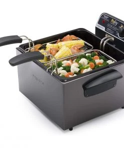 Top 10 ???? Presto® 5 Qt. Stainless Steel Dual Basket ProFry® Immersion Element Deep Fryer | Black Black ???? -Cuisinart Shop 71ujbdwickl. ac sl1500