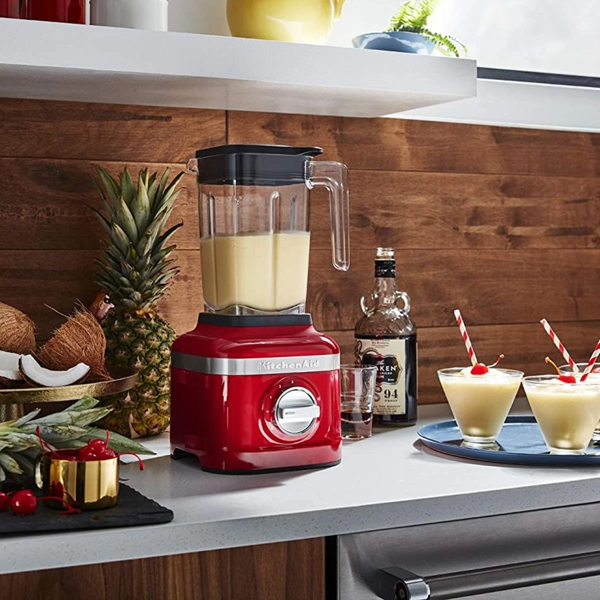 Cheap ???? KitchenAid K150 3-Speed Blender + 2 Personal Jars | Passion Red Red ???? 3 Cheap ???? KitchenAid K150 3-Speed Blender + 2 Personal Jars | Passion Red Red ???? - Image 3