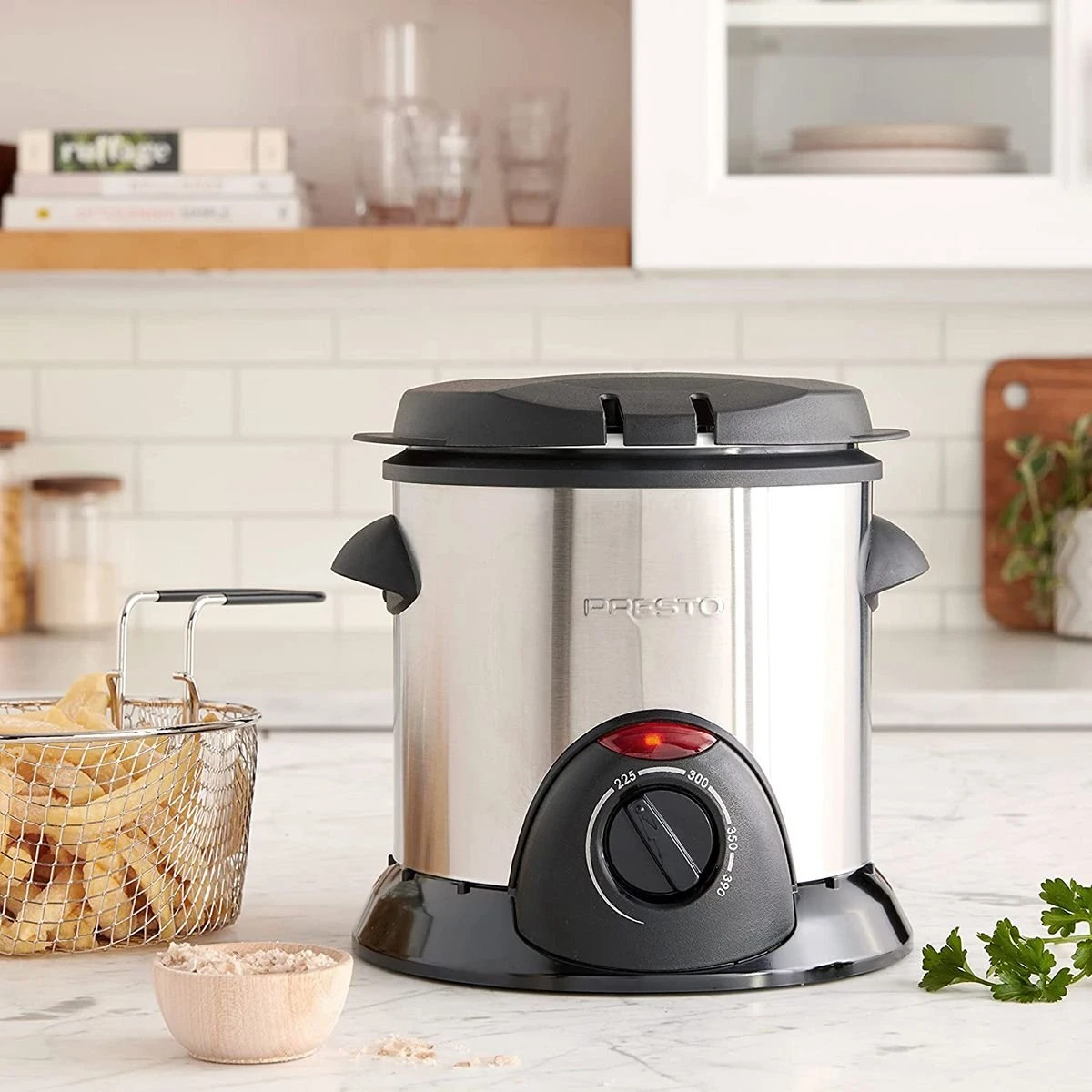 Wholesale ???? Presto® Stainless Steel Electric Deep Fryer | 1.1 Qt. Black & Stainless ⭐ 5 Wholesale ???? Presto® Stainless Steel Electric Deep Fryer | 1.1 Qt. Black & Stainless ⭐ - Image 5