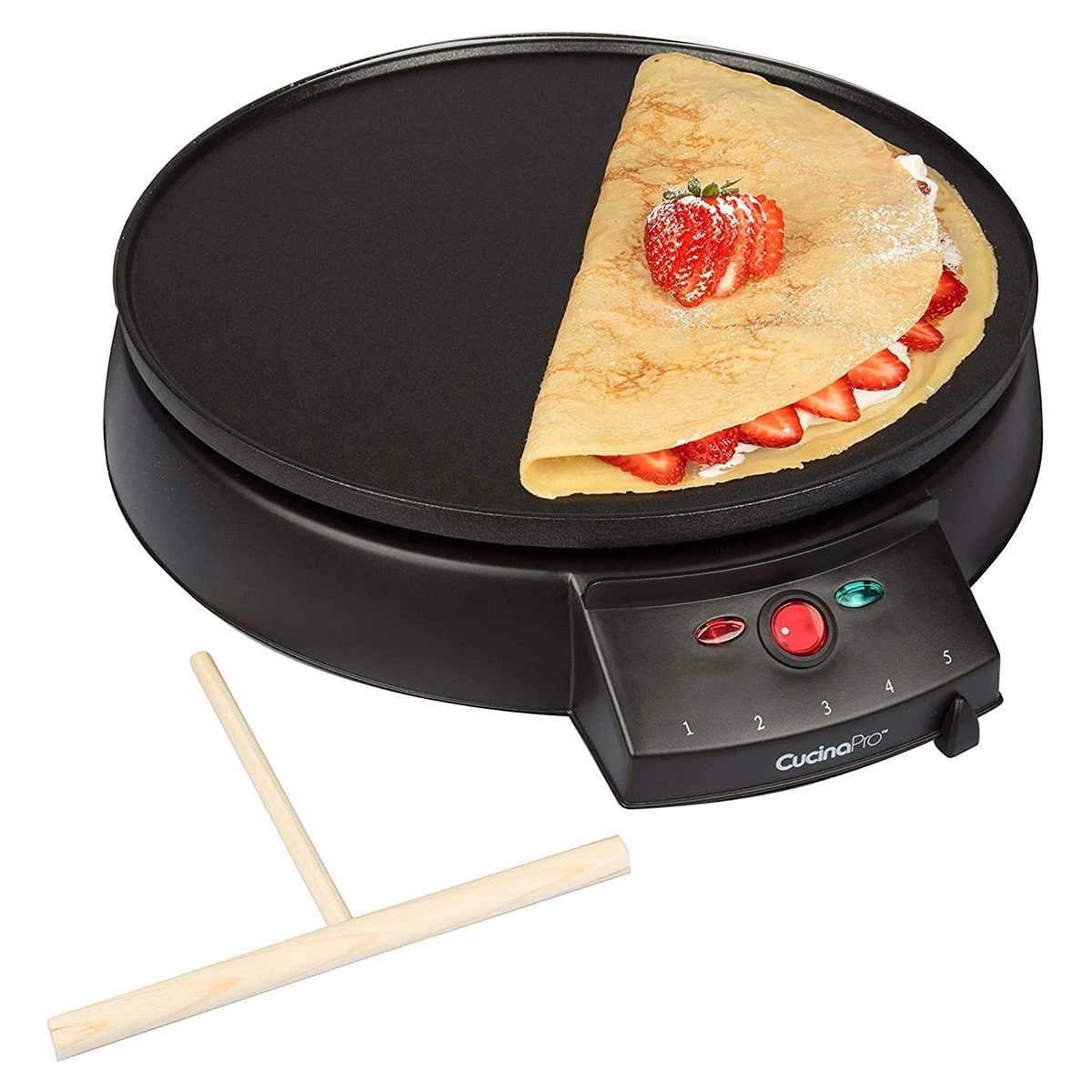 Wholesale ???? Cucina Pro CucinaPro 12" Electric Griddle & Crepe Maker CP1448 Black ???? 4 Wholesale ???? Cucina Pro CucinaPro 12" Electric Griddle & Crepe Maker CP1448 Black ???? - Image 4