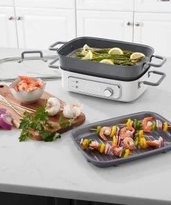 Buy ???? Cuisinart STACK5 Multifunctional Grill With Glass Lid | White White ???? -Cuisinart Shop 81fjxxq1o6l. ac sl1500 copy