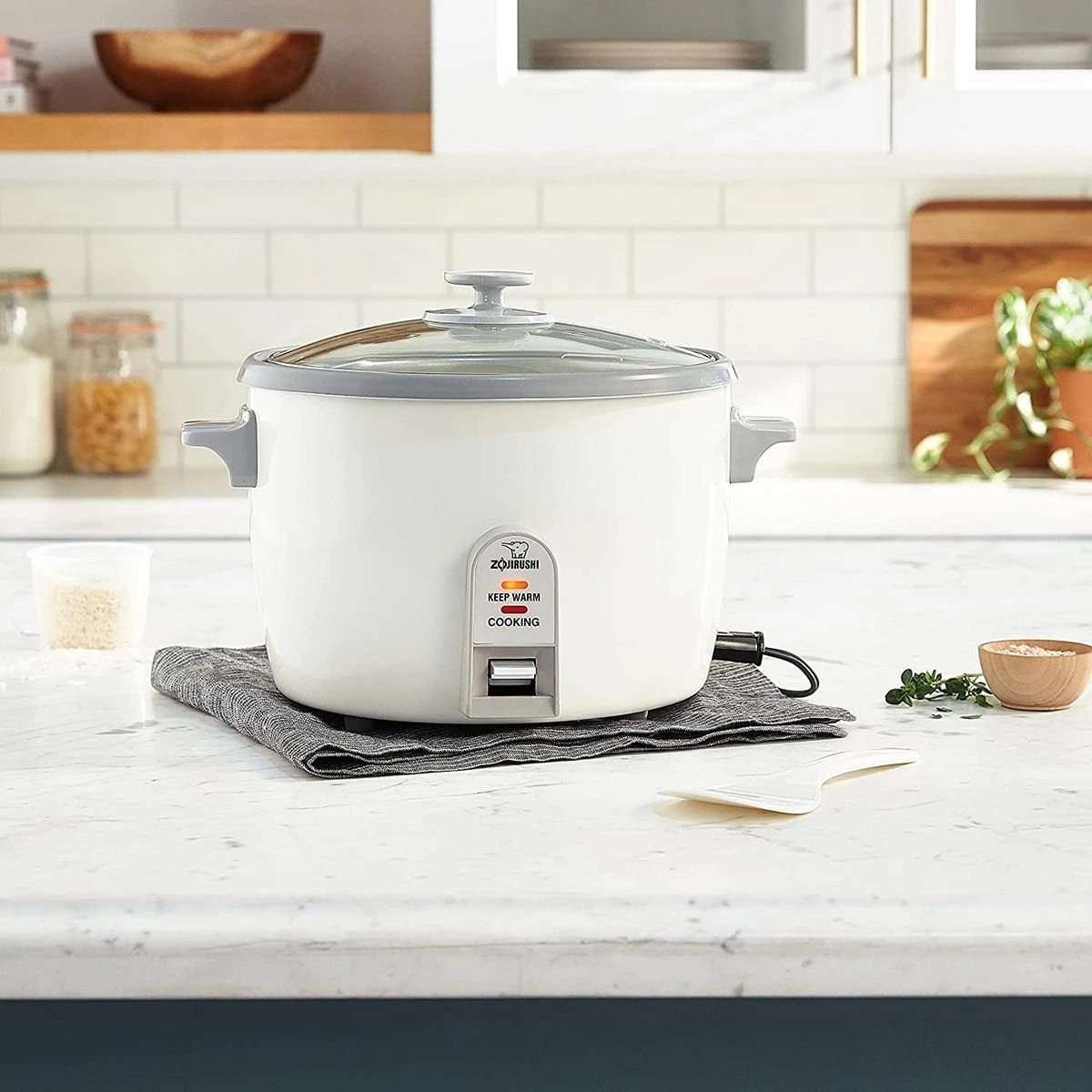Cheap ???? Zojirushi 10-Cup Rice Cooker & Warmer/Steamer White ???? 4 Cheap ???? Zojirushi 10-Cup Rice Cooker & Warmer/Steamer White ???? - Image 4
