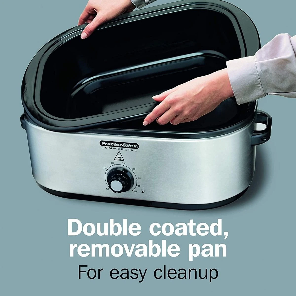 Best deal ⭐ Hamilton Beach Commercial Proctor Silex Commercial 18 Qt. Turkey Roaster Oven/Warmer By Hamilton Beach Black & Stainless ???? 3 Best deal ⭐ Hamilton Beach Commercial Proctor Silex Commercial 18 Qt. Turkey Roaster Oven/Warmer By Hamilton Beach Black & Stainless ???? - Image 3