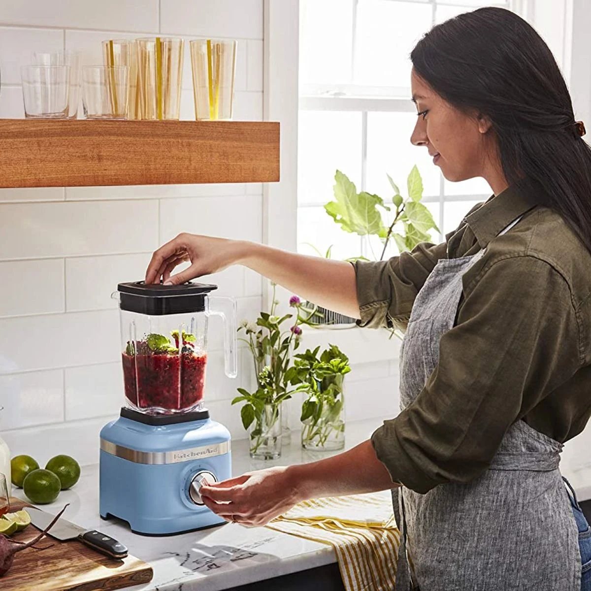 Coupon ???? KitchenAid K150 3-Speed Blender + 2 Personal Jars | Blue Velvet Blue ???? 3 Coupon ???? KitchenAid K150 3-Speed Blender + 2 Personal Jars | Blue Velvet Blue ???? - Image 3