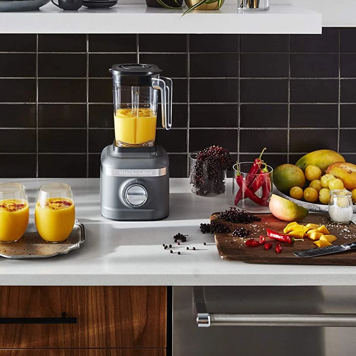 Best reviews of ???? KitchenAid K150 3-Speed Blender + 2 Personal Jars | Matte Charcoal Gray Gray ???? 3 Best reviews of ???? KitchenAid K150 3-Speed Blender + 2 Personal Jars | Matte Charcoal Gray Gray ???? - Image 3