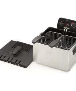 Wholesale ❤️ Presto® 5 Qt. Stainless Steel Dual Basket ProFry® Immersion Element Deep Fryer Stainless Steel ???? -Cuisinart Shop 81vmx1cyurl. ac sl1500