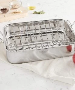 Brand new ???? Cuisinart Chef's Classic Stainless Steel 16" Rectangular Roaster With Rack Stainless Steel ???? -Cuisinart Shop 913aeymwvgl. ac sl1500