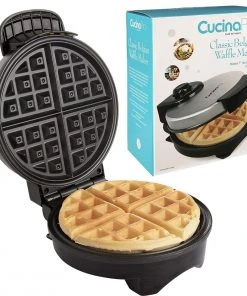 Best reviews of ???? Cucina Pro CucinaPro Classic Round Belgian Waffle Maker Black ⌛