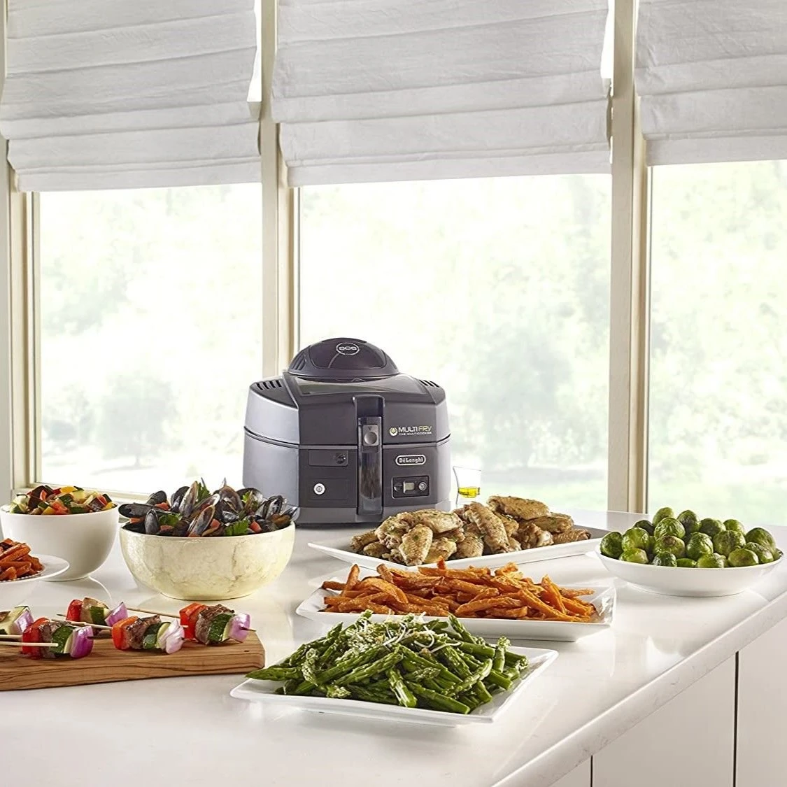 Cheap ???? DeLonghi De'Longhi MultiFry Air Fryer & Multi-Cooker With Surround Cooking System Black ???? 3 Cheap ???? DeLonghi De'Longhi MultiFry Air Fryer & Multi-Cooker With Surround Cooking System Black ???? - Image 3