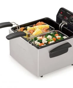 Wholesale ❤️ Presto® 5 Qt. Stainless Steel Dual Basket ProFry® Immersion Element Deep Fryer Stainless Steel ???? -Cuisinart Shop 91tizuyzdwl. ac sl1500
