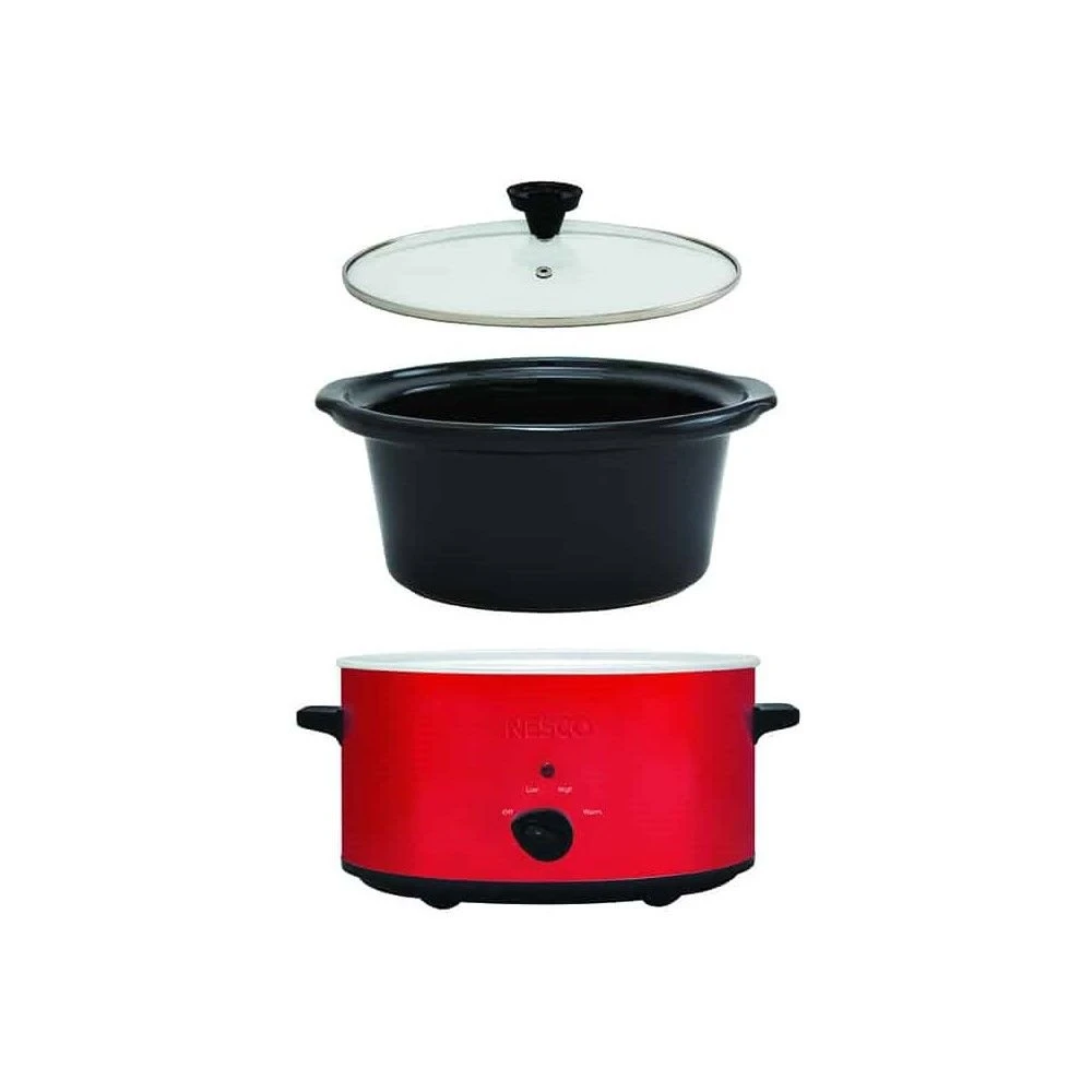 Budget ???? Nesco / American Harvest Nesco 6-Quart Slow Cooker | Red Metallic Red ???? 2 Budget ???? Nesco / American Harvest Nesco 6-Quart Slow Cooker | Red Metallic Red ???? - Image 2