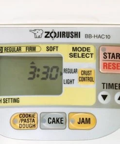 Discount ✨ Zojirushi Mini Bakery Bread Machine White ???? 6 Discount ✨ Zojirushi Mini Bakery Bread Machine White ???? -Cuisinart Shop bb hac10 control panel cropped