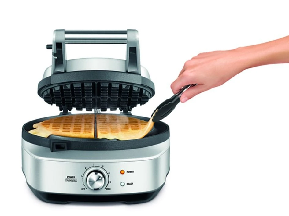 Brand new ???? Breville The No Mess Waffle Round Waffle Maker | Brushed Stainless Steel Black & Stainless ???? 2 Brand new ???? Breville The No Mess Waffle Round Waffle Maker | Brushed Stainless Steel Black & Stainless ???? - Image 2