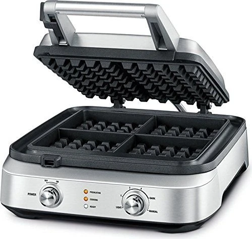 Outlet ???? Breville The Smart Waffle 4-Slice Waffle Maker | Brushed Stainless Steel Steel ???? 1 Outlet ???? Breville The Smart Waffle 4-Slice Waffle Maker | Brushed Stainless Steel Steel ????