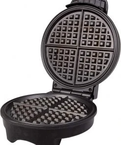 Promo ???? Cucina Pro CucinaPro Classic Round American Waffle Maker Black & Stainless ⭐