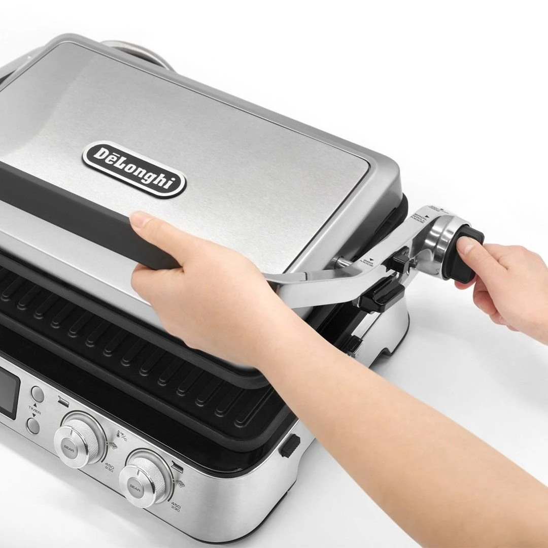 New ✔️ DeLonghi De'Longhi Livenza Combination Contact Grill & Open BBQ Black & Stainless ???? 5 New ✔️ DeLonghi De'Longhi Livenza Combination Contact Grill & Open BBQ Black & Stainless ???? - Image 5