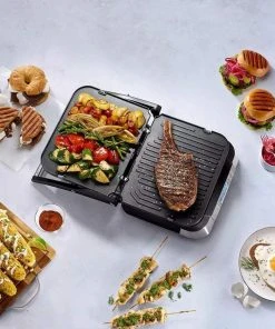 Flash Sale ???? Cuisinart Contact Griddler® With Smoke-less Mode | Stainless Steel Black & Stainless ???? -Cuisinart Shop contactgriddler5