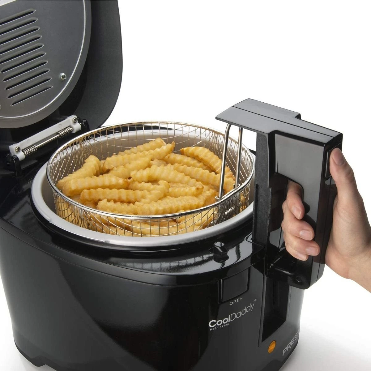 Best Sale ???? Presto® CoolDaddy® Cool-Touch Deep Fryer With Removable Bucket | 2 Qt. - Black Black ???? 5 Best Sale ???? Presto® CoolDaddy® Cool-Touch Deep Fryer With Removable Bucket | 2 Qt. - Black Black ???? - Image 5