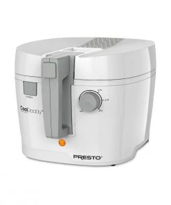 Deals ???? Presto® CoolDaddy® Cool-Touch Deep Fryer With Removable Bucket | 2 Qt. - White White ????