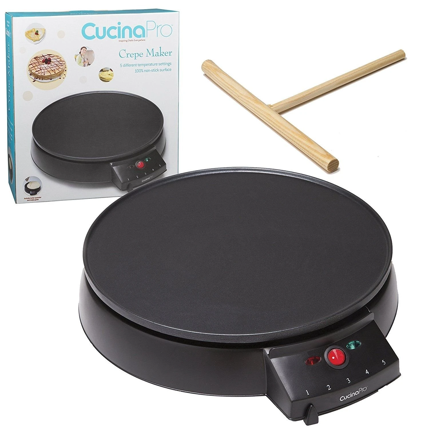 Wholesale ???? Cucina Pro CucinaPro 12" Electric Griddle & Crepe Maker CP1448 Black ???? 1 Wholesale ???? Cucina Pro CucinaPro 12" Electric Griddle & Crepe Maker CP1448 Black ????
