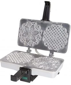 Discount ???? Cucina Pro CucinaPro 5" Pizzelle Baker - Pizzelle Polished Black, Silver ????