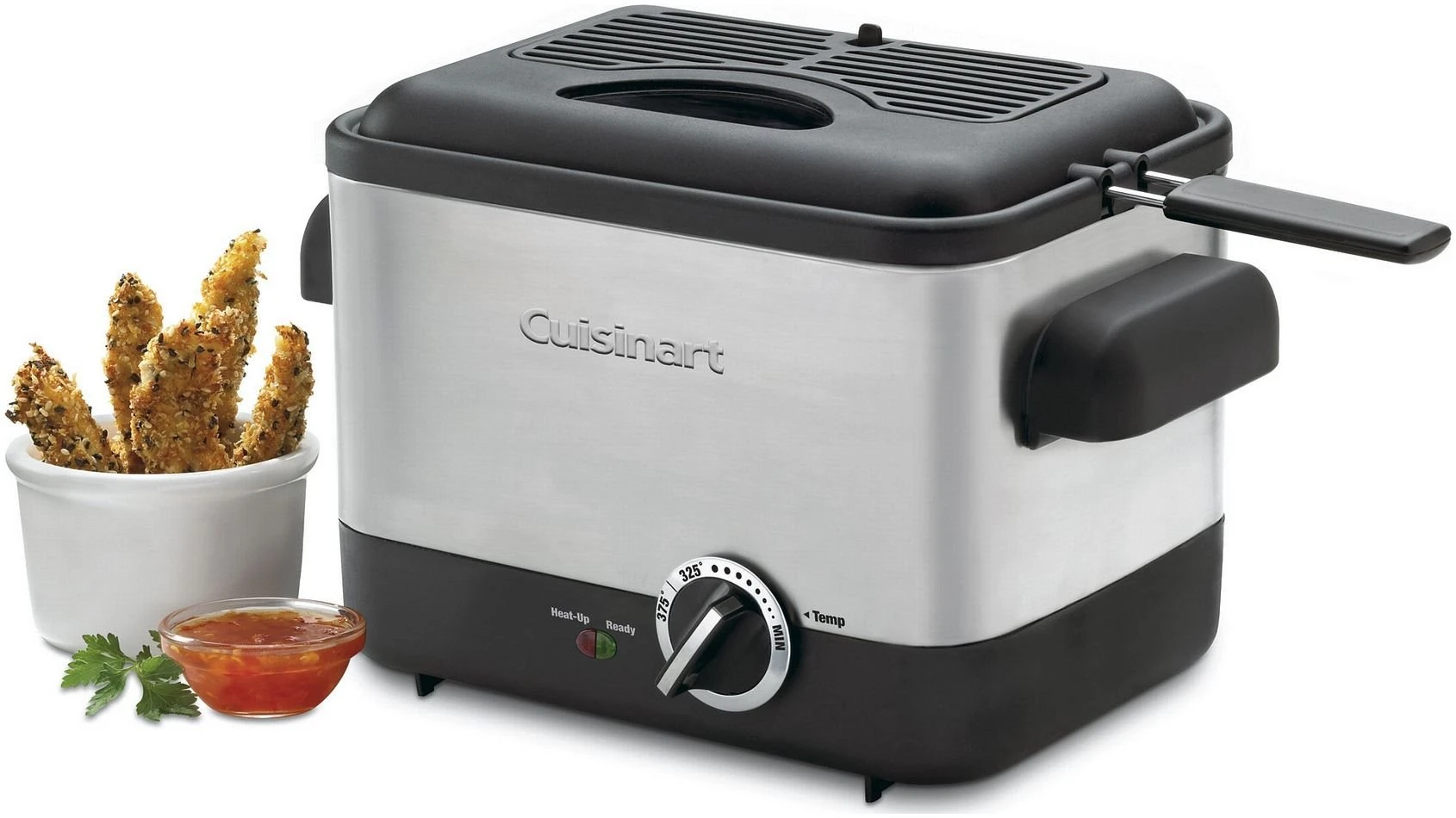 Discount ???? Cuisinart Compact Stainless Steel Deep Fryer | 1.1-Liter Black, Black & Stainless, Silver ???? 1 Discount ???? Cuisinart Compact Stainless Steel Deep Fryer | 1.1-Liter Black, Black & Stainless, Silver ????