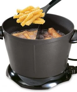 Brand new ✨ Presto® DualDaddy® Electric Deep Fryer | 8-Cup Black ???? -Cuisinart Shop dualdaddy2