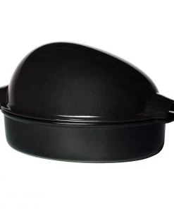 Best Pirce ???? Emile Henry 4.5 Qt. Large Roaster | Charcoal Black ????