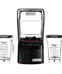Outlet ✔️ Blendtec Commercial Stealth 885 Blender + FourSide Jar & WildSide Jar Black & Stainless ????