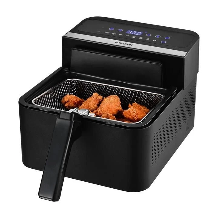 Best Pirce ???? Kalorik 2-in-1 Digital Air & Deep Fryer | Black Stainless Steel ???? 4 Best Pirce ???? Kalorik 2-in-1 Digital Air & Deep Fryer | Black Stainless Steel ???? - Image 4