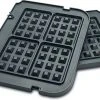 Flash Sale ⌛ Cuisinart Griddler Waffle Plates (Set Of 2) Black ????