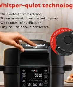 New ???? Instant Pot Duo Crisp With Ultimate Lid | 6-Quart Black ???? -Cuisinart Shop ib 140 0068 01 duo crisp ultimate lid atf square tile6