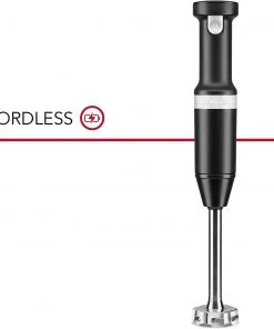 Hot Sale ⌛ KitchenAid Variable Speed Cordless Hand Blender | Black Matte Black ????