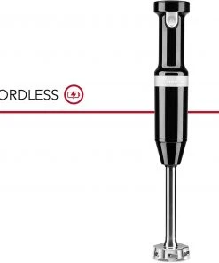 Coupon ⭐ KitchenAid Variable Speed Cordless Hand Blender | Onyx Black Black ⌛