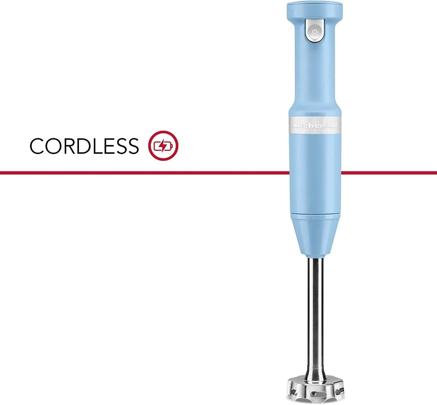 Coupon ???? KitchenAid Variable Speed Cordless Hand Blender | Blue Velvet Blue ????