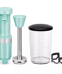 Promo ???? KitchenAid Variable Speed Corded Hand Blender | Aqua Sky Blue ????