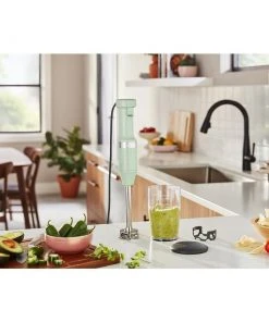 Budget ???? KitchenAid Variable Speed Corded Hand Blender |Pistachio Green ???? -Cuisinart Shop khbv53pt variable speed hand blender pistachio