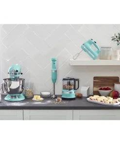 Promo ???? KitchenAid Variable Speed Corded Hand Blender | Aqua Sky Blue ???? -Cuisinart Shop kitchenaid aqua sky